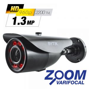 Camara bullet zoom varifocal de 1.3mp 2200 tvl 960p